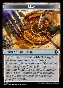 Map &mdash; Magic: The Gathering, The Big Score Tokens #7, Non-foil, English &mdash; фото товару