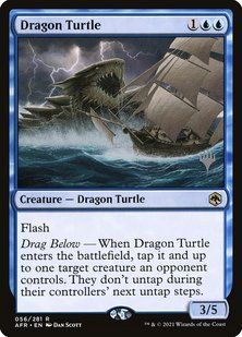 Dragon Turtle &mdash; Magic: The Gathering, Adventures in the Forgotten Realms Promos #56p, Non-foil, English &mdash; фото товару