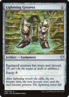Lightning Greaves &mdash; Magic: The Gathering, Commander Anthology Volume II #196, Non-foil, English &mdash; фото товару