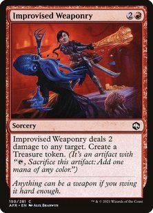 Карта Improvised Weaponry afr/150/ru/foil фото
