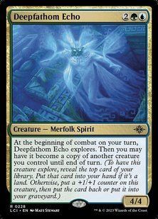 Deepfathom Echo &mdash; Magic: The Gathering, The Lost Caverns of Ixalan #228, Non-foil, English &mdash; фото товару