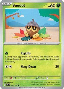 Карта Seedot (TEF #003) - Pokemon TCG Temporal Forces &mdash; фото товару