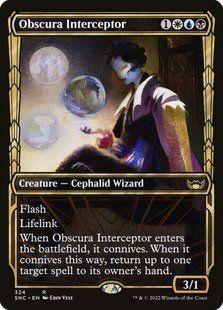 Obscura Interceptor &mdash; Magic: The Gathering, Streets of New Capenna #324, Non-foil, English &mdash; фото товару