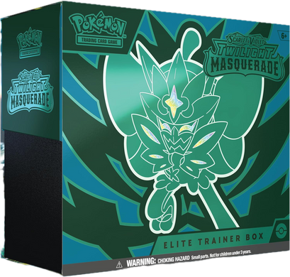 Набір тренера ETB (Elite Trainer Box) випуску Twilight Masquerade - Pokémon TCG: Scarlet & Violet pkm-twm-03 фото