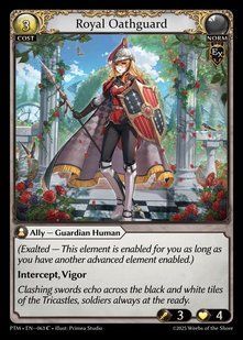 Royal Oathguard &mdash; Grand Archive, Phantom Monarchs #063, Non-foil, English &mdash; фото товару