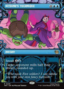 Kitsune's Technique &mdash; Magic: The Gathering, Teenage Mutant Ninja Turtles #229, Non-foil, English &mdash; фото товару