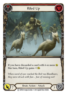 Riled Up &mdash; Flesh and Blood, History Pack 1 #1HP028, Non-foil, English &mdash; фото товару