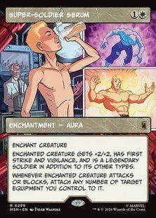 Super-Soldier Serum &mdash; Magic: The Gathering, Marvel Super Heroes #299, Non-foil, English &mdash; фото товару