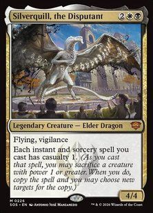Silverquill, the Disputant &mdash; Magic: The Gathering, Secrets of Strixhaven #226, Foil, English &mdash; фото товару