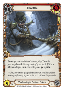 Throttle &mdash; Flesh and Blood, History Pack 1 #1HP208, Non-foil, English &mdash; фото товару