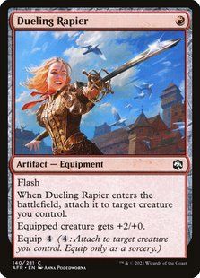 Карта Dueling Rapier afr/140/en/foil фото