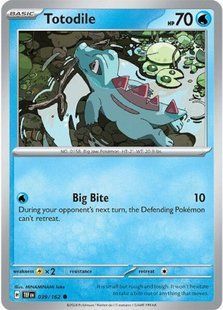 Карта Totodile (TEF #039) - Pokemon TCG Temporal Forces &mdash; фото товару