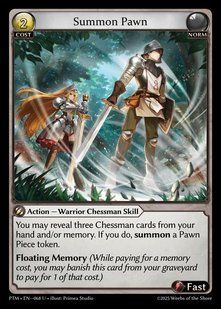Summon Pawn &mdash; Grand Archive, Phantom Monarchs #068, Non-foil, English &mdash; фото товару