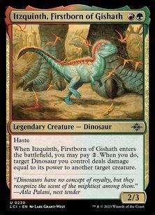 Itzquinth, Firstborn of Gishath &mdash; Magic: The Gathering, The Lost Caverns of Ixalan #230, Non-foil, English &mdash; фото товару