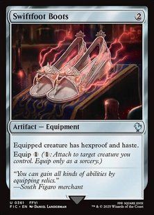 Swiftfoot Boots &mdash; Magic: The Gathering, Final Fantasy Commander #361, Non-foil, English &mdash; фото товару