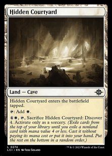 Hidden Courtyard &mdash; Magic: The Gathering, The Lost Caverns of Ixalan #274, Non-foil, English &mdash; фото товару