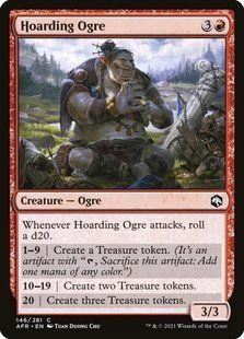 Hoarding Ogre &mdash; Magic: The Gathering, Adventures in the Forgotten Realms #146, Foil, English &mdash; фото товару