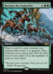 Become the Avalanche &mdash; Magic: The Gathering, Tarkir: Dragonstorm Commander #83, Non-foil, English &mdash; фото товару