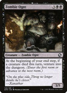 Карта Zombie Ogre afr/129/ru/foil фото