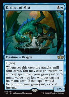 Diviner of Mist &mdash; Magic: The Gathering, Tarkir: Dragonstorm Commander #20, Non-foil, English &mdash; фото товару