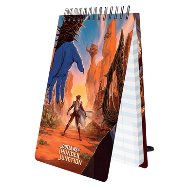 Блокнот для ведення гри Oko and Kellan Standoff Spiral Life Pad - Outlaws of Thunder Junction &mdash; фото товару