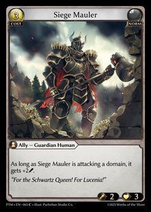 Siege Mauler &mdash; Grand Archive, Phantom Monarchs #065, Non-foil, English &mdash; фото товару