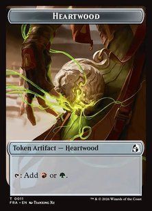 Heartwood // Thopter &mdash; Magic: The Gathering, Reality Fracture Tokens #11, Foil, English &mdash; фото товару