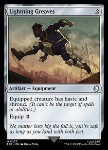 Lightning Greaves &mdash; Magic: The Gathering, Fallout #233, Non-foil, English &mdash; фото товару