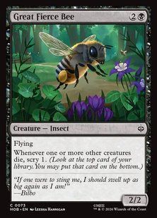 Карта Great Fierce Bee hob/73/en/foil фото