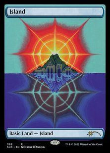 Island &mdash; Magic: The Gathering, Secret Lair Drop #392, Foil, English &mdash; фото товару