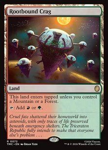 Rootbound Crag &mdash; Magic: The Gathering, Teenage Mutant Ninja Turtles Eternal #72, Non-foil, English &mdash; фото товару