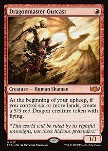 Dragonmaster Outcast &mdash; Magic: The Gathering, Tarkir: Dragonstorm Commander #211, Non-foil, English &mdash; фото товару