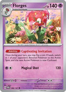 Карта Florges (TWM #088) - Pokemon TCG Twilight Masquerade pokemon/twm/088/en/regular фото