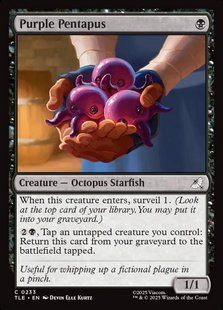 Purple Pentapus &mdash; Magic: The Gathering, Avatar: The Last Airbender Eternal #233, Foil, English &mdash; фото товару