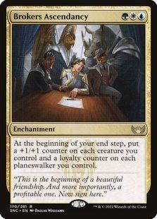 Brokers Ascendancy &mdash; Magic: The Gathering, Streets of New Capenna #170, Non-foil, English &mdash; фото товару