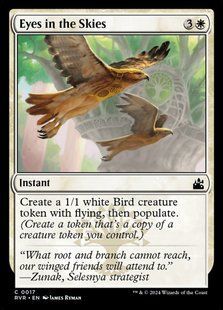 Eyes in the Skies &mdash; Magic: The Gathering, Ravnica Remastered #17, Foil, English &mdash; фото товару
