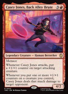 Casey Jones, Back Alley Brute &mdash; Magic: The Gathering, Teenage Mutant Ninja Turtles Eternal #22, Non-foil, English &mdash; фото товару