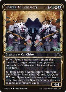 Spara's Adjudicators &mdash; Magic: The Gathering, Streets of New Capenna #335, Foil, English &mdash; фото товару