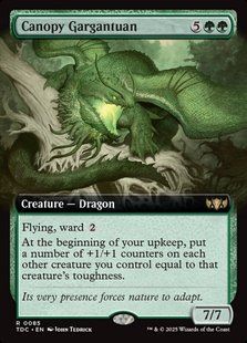 Canopy Gargantuan &mdash; Magic: The Gathering, Tarkir: Dragonstorm Commander #85, Non-foil, English &mdash; фото товару