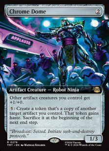 Chrome Dome &mdash; Magic: The Gathering, Teenage Mutant Ninja Turtles #276, Non-foil, English &mdash; фото товару