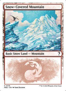 Карта Snow-Covered Mountain &mdash; фото товару