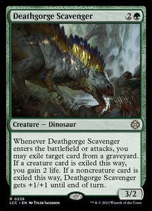 Deathgorge Scavenger &mdash; Magic: The Gathering, The Lost Caverns of Ixalan Commander #236, Non-foil, English &mdash; фото товару