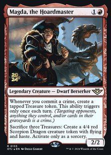 Magda, the Hoardmaster &mdash; Magic: The Gathering, Outlaws of Thunder Junction Promos #133s, Foil, English &mdash; фото товару
