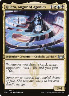 Queza, Augur of Agonies &mdash; Magic: The Gathering, Streets of New Capenna #212, Non-foil, English &mdash; фото товару