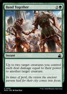 Band Together &mdash; Magic: The Gathering, Ravnica Remastered #132, Non-foil, English &mdash; фото товару