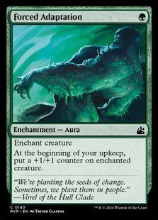 Forced Adaptation &mdash; Magic: The Gathering, Ravnica Remastered #140, Non-foil, English &mdash; фото товару