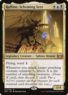 Raffine, Scheming Seer &mdash; Magic: The Gathering, Streets of New Capenna #213, Non-foil, English &mdash; фото товару