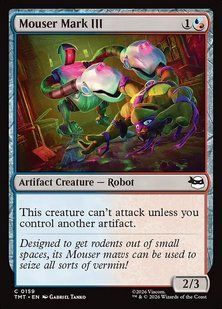 Mouser Mark III &mdash; Magic: The Gathering, Teenage Mutant Ninja Turtles #159, Foil, English &mdash; фото товару