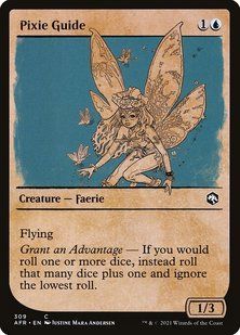 Pixie Guide &mdash; Magic: The Gathering, Adventures in the Forgotten Realms #309, Non-foil, Russian &mdash; фото товару