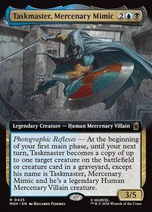 Taskmaster, Mercenary Mimic &mdash; Magic: The Gathering, Marvel Super Heroes #425, Non-foil, English &mdash; фото товару